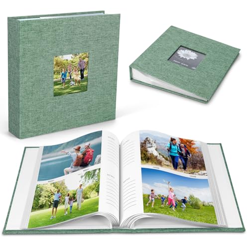 Miawtro Fotoalbum 100 Seiten,Einsteckfotoalbum für 200 Fotopapier 10x15 CM,Erinnerungsbuch Das Notizen Schreiben,Diy Fotobuch,zur Aufbewahrung von Fotos Oder als Babyalbum und Bilderalbum Miawtro Fotoalbum 100 Seiten,Einsteckfotoalbum für 200 Fotopapier 10x15 CM,Erinnerungsbuch Das Notizen Schreiben,Diy Fotobuch,zur Aufbewahrung von Fotos Oder als Babyalbum und Bilderalbum von Miawtro