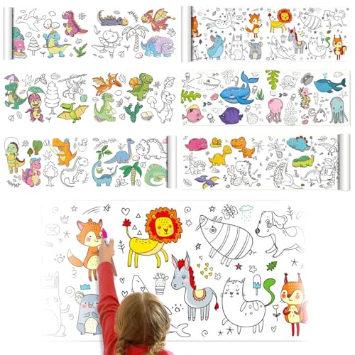 2 Rolle Zeichnungsrolle für Kinder, Schneidbare Malpapier für Kinder, 300 * 30cm Zeichenrolle Papierrolle, DIY Malpapier, Sticky Farbe Füllpapier, Zeichenrolle DIY Malerei Malrolle Coloring Paper Roll 2 Rolle Zeichnungsrolle für Kinder, Schneidbare Malpapier für Kinder, 300 * 30cm Zeichenrolle Papierrolle, DIY Malpapier, Sticky Farbe Füllpapier, Zeichenrolle DIY Malerei Malrolle Coloring Paper Roll von Miayical