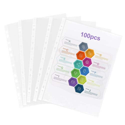 Aktenhüllen, Prospekthüllen A4, 100 Stück Klarsichthüllen A4 Glasklar, Klarsichtfolien Extra Stark Register für Ordner A4 Glasklar Aktenhülle, für Aufbewahrung Papier,Fotos,Dokumenten,Akten Ordner Aktenhüllen, Prospekthüllen A4, 100 Stück Klarsichthüllen A4 Glasklar, Klarsichtfolien Extra Stark Register für Ordner A4 Glasklar Aktenhülle, für Aufbewahrung Papier,Fotos,Dokumenten,Akten Ordner von Miayical