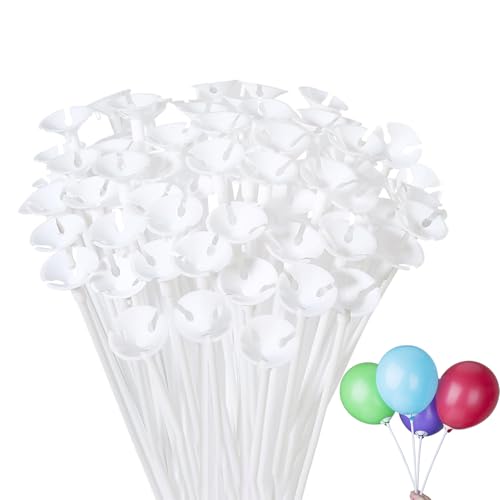 Luftballons Plastikstäbe,100pc Wiederverwendbar Ballonstäbe Stäbe Halter für Balloon,Ballon Tassen Stangen, Ballonstangen, Luftballonstäbe mit Halterung für Dekoration Geburtstag Party, Hochzeits Luftballons Plastikstäbe,100pc Wiederverwendbar Ballonstäbe Stäbe Halter für Balloon,Ballon Tassen Stangen, Ballonstangen, Luftballonstäbe mit Halterung für Dekoration Geburtstag Party, Hochzeits von Miayical