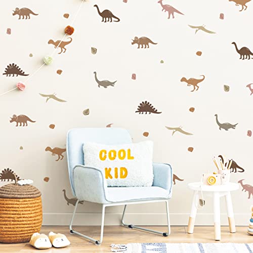 Mica-Mica Wandtattoo Kinderzimmer Junge - Dinosaurier/Dino in Naturtönen | Hochwertige Stoff-Wandtattoos | 100% PVC-frei | Nachhaltige Wanddeko, Wandaufkleber & Wandsticker | Deko fürs Babyzimmer Mica-Mica Wandtattoo Kinderzimmer Junge - Dinosaurier/Dino in Naturtönen | Hochwertige Stoff-Wandtattoos | 100% PVC-frei | Nachhaltige Wanddeko, Wandaufkleber & Wandsticker | Deko fürs Babyzimmer von Mica-Mica