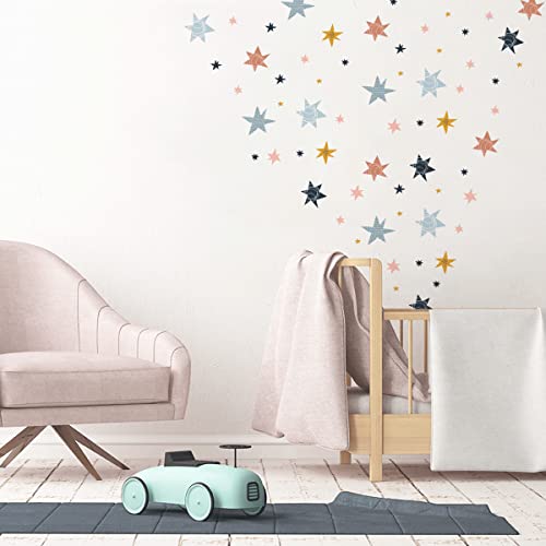 Mica-Mica Wandtattoo Kinderzimmer - Nordische Sterne | Hochwertige Stoff-Wandtattoos | 100% PVC-frei | Nachhaltige Wanddeko, Wandaufkleber & Wandsticker | Deko fürs Babyzimmer Mica-Mica Wandtattoo Kinderzimmer - Nordische Sterne | Hochwertige Stoff-Wandtattoos | 100% PVC-frei | Nachhaltige Wanddeko, Wandaufkleber & Wandsticker | Deko fürs Babyzimmer von Mica-Mica