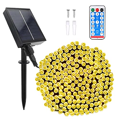 Micacorn Solar Lichterkette Aussen, Wasserdichte Lichterkette 22 Meter 8 Modi 200 LED Solar Lichterkette mit Fernbedienung für Garten Hochzeits Terrassen Bäume Party Weihnachten Dekoration Micacorn Solar Lichterkette Aussen, Wasserdichte Lichterkette 22 Meter 8 Modi 200 LED Solar Lichterkette mit Fernbedienung für Garten Hochzeits Terrassen Bäume Party Weihnachten Dekoration von Micacorn