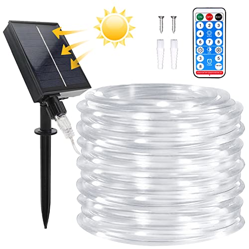 Micacorn Solar Lichtschlauch Lichterkette, Wasserdichte Lichtschlauch 22 Meter 8 Modi 200 LED Solar Lichterkette Aussen mit Fernbedienung für Schwimmbad Hochzeit Weihnachten Party Dekorationen Micacorn Solar Lichtschlauch Lichterkette, Wasserdichte Lichtschlauch 22 Meter 8 Modi 200 LED Solar Lichterkette Aussen mit Fernbedienung für Schwimmbad Hochzeit Weihnachten Party Dekorationen von Micacorn