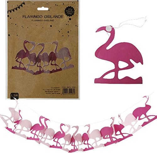Michel Toys Girlande Flamingo rosa pink, ca. 3 Meter Michel Toys Girlande Flamingo rosa pink, ca. 3 Meter von Michel Toys