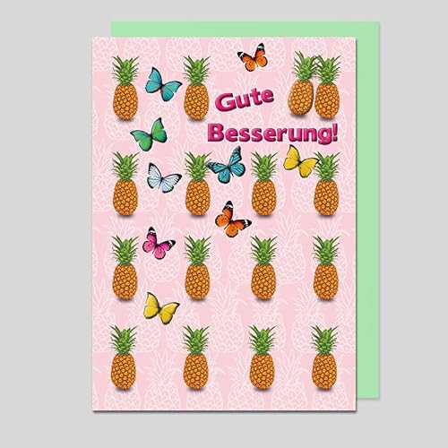 Michel Verlag Bunte Grußkarte GUTE BESSERUNG Genesung mit guten Wünschen, Klappkarte zur Aufmunterung, inkl. farblich passendem Briefumschlag, Format 12x17cm. Made in Germany! Michel Verlag Bunte Grußkarte GUTE BESSERUNG Genesung mit guten Wünschen, Klappkarte zur Aufmunterung, inkl. farblich passendem Briefumschlag, Format 12x17cm. Made in Germany! von Michel Verlag