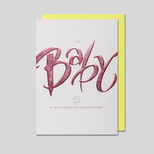 Michel Verlag Premium Glückwunschkarte zur GEBURT BABY mit Spruch. Klappkarte inkl. Umschlag. Edle Karte zur Geburt eines Mädchens, Nachwuchs Kind – Geschenkidee zur Geburt, 12x17cm, Made in Germany! Michel Verlag Premium Glückwunschkarte zur GEBURT BABY mit Spruch. Klappkarte inkl. Umschlag. Edle Karte zur Geburt eines Mädchens, Nachwuchs Kind – Geschenkidee zur Geburt, 12x17cm, Made in Germany! von Michel Verlag