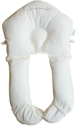 Micmetago Baby Hug Kissen Set mit Bezug Bemodo (Weiß 1 Stück) von Micmetago