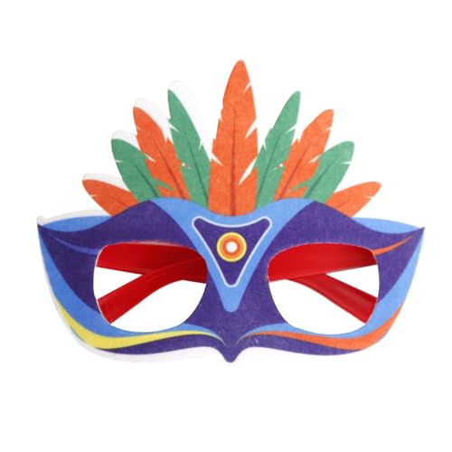 1/n Stück Lustige Party Brillen-Foto Requisiten Maskerade Masken Kostüm Dekoration für Kinder Erwachsene Halloween Karneval Fasching Ball Geburtstag Mexikanischen Hawaiian Party (Mehrfarbig #10) von Micozy