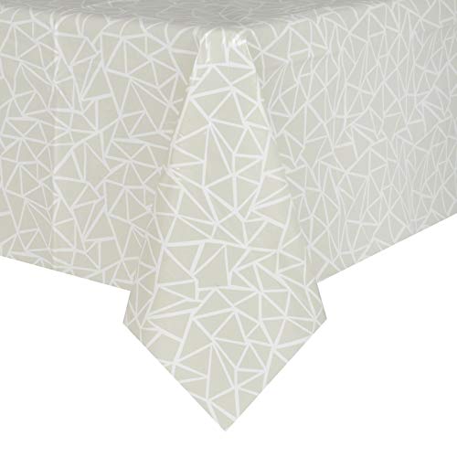 Micro-Pro Graue geometrische PVC-Tischdecke, Vinyl-Tischdecke, Schutzfolie, rechteckig, Wohnaccessoire, Raumdekoration, 140 x 240 cm, XS6022 Micro-Pro Graue geometrische PVC-Tischdecke, Vinyl-Tischdecke, Schutzfolie, rechteckig, Wohnaccessoire, Raumdekoration, 140 x 240 cm, XS6022 von Micro-Pro