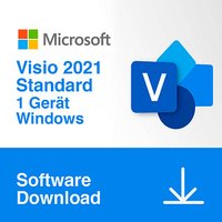 Microsoft Microsoft Visio Standard 2021 Office-Paket Vollversion (Download-Link) von Microsoft