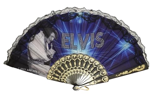 Mid-South Products - Elvis Dekorativer faltbarer Handventilator mit Elvis auf der Bühne (E9025) von Midsouth Products