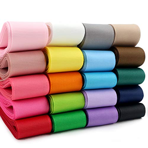 Midi Ribbon Ripsband, einfarbig, 20 Farben, 3,8 cm x 2 m, insgesamt 40 Meter pro Packung Midi Ribbon Ripsband, einfarbig, 20 Farben, 3,8 cm x 2 m, insgesamt 40 Meter pro Packung von Midi Ribbon