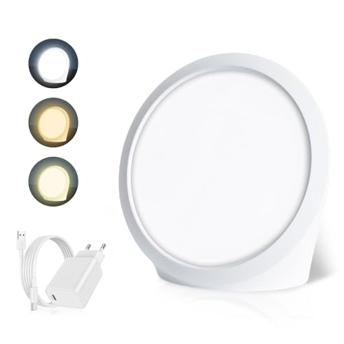 MidingChai Einstellbare Tageslichtlampe 10000 Lux, Simulieren Daylight Energieschub, UV-freie LED Lichttherapielampe, Sonnenlicht Lampe für Zuhause/Büro,3 Farbtemperaturstufen&5 Helligkeitsstufen MidingChai Einstellbare Tageslichtlampe 10000 Lux, Simulieren Daylight Energieschub, UV-freie LED Lichttherapielampe, Sonnenlicht Lampe für Zuhause/Büro,3 Farbtemperaturstufen&5 Helligkeitsstufen von MidingChai