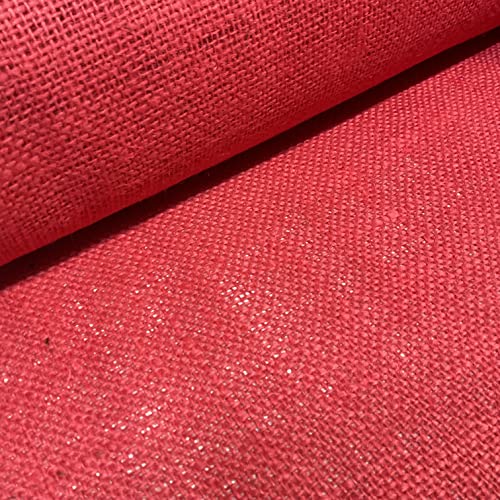 Rot 2 Meter 100% Jute, Sackleinen, ideal für Polsterstoffe, 99 cm breit Rot 2 Meter 100% Jute, Sackleinen, ideal für Polsterstoffe, 99 cm breit von Midland Textiles