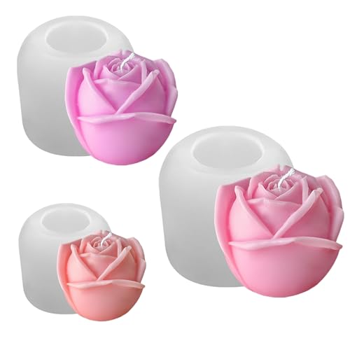 Midnadiy Jumbo Silikonform Blumen, Weiches Silikonform in Rosenform, leicht aus der Form zu lösen Gießformen Silikon, Perfekt für DIY-Kunsthandwerk, Formen für Kerzenherstellung Midnadiy Jumbo Silikonform Blumen, Weiches Silikonform in Rosenform, leicht aus der Form zu lösen Gießformen Silikon, Perfekt für DIY-Kunsthandwerk, Formen für Kerzenherstellung von Midnadiy