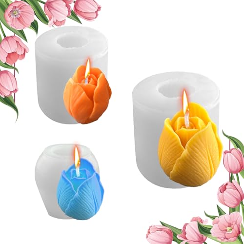 Midnadiy Silikonblumenformen, Weiches silikonformen gießformen kerzen, leicht aus der Form zu lösen kerzenform, für Sojawachs, Bienenwachs, Aromatherapie, Handgefertigte Seife Kunsthandwerk Midnadiy Silikonblumenformen, Weiches silikonformen gießformen kerzen, leicht aus der Form zu lösen kerzenform, für Sojawachs, Bienenwachs, Aromatherapie, Handgefertigte Seife Kunsthandwerk von Midnadiy