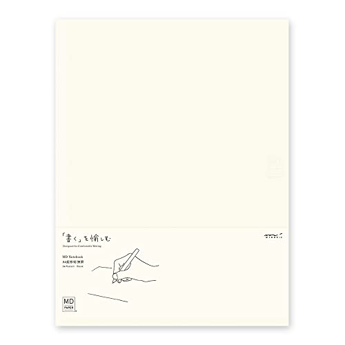 DESIGNPHIL 15296006 Midori Notizbuch, MD-Notizbuch, A4, variabel, unliniert, A von Midori