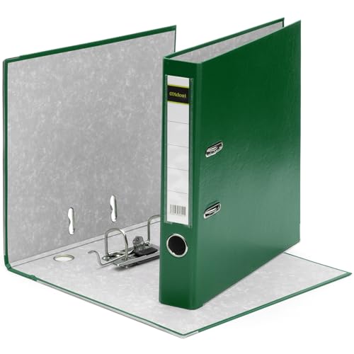MIDORI Ordner PP-Color aus Kunststoff | 8er Pack Aktenordner 5 cm breit im DIN A4 Format in Grün | Schmaler Briefordner Ringordner mit austauschbarem Rückenschild MIDORI Ordner PP-Color aus Kunststoff | 8er Pack Aktenordner 5 cm breit im DIN A4 Format in Grün | Schmaler Briefordner Ringordner mit austauschbarem Rückenschild von Midori