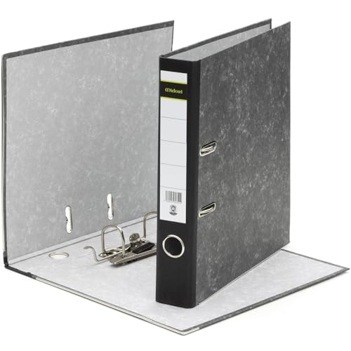 MIDORI Ordner aus 100% Recycling-Papier | 7er Pack Wolkenmarmor-Aktenordner 5 cm breit im DIN A4 Format | Blauer Engel zertifizierter Briefordner Ringordner MIDORI Ordner aus 100% Recycling-Papier | 7er Pack Wolkenmarmor-Aktenordner 5 cm breit im DIN A4 Format | Blauer Engel zertifizierter Briefordner Ringordner von Midori