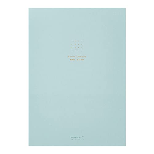 Midori 15340006 Papierblock, Farbpunktraster, blau Midori 15340006 Papierblock, Farbpunktraster, blau von Midori