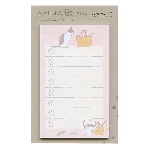 Midori 19092006 Haftnotizen Haftnotizen Haftpapier Doing Katze Muster rosa Midori 19092006 Haftnotizen Haftnotizen Haftpapier Doing Katze Muster rosa von Midori