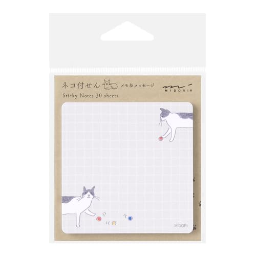 Midori 19096006 Haftnotizen, Klebepapier mit Kugeln und Katzen Midori 19096006 Haftnotizen, Klebepapier mit Kugeln und Katzen von Midori