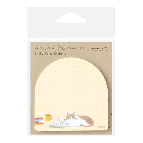 Midori 19097006 Haftnotizen, Klebepapier, Buch und Katze Muster Midori 19097006 Haftnotizen, Klebepapier, Buch und Katze Muster von Midori