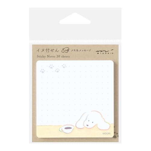 Midori 19098006 Haftnotizen Papier Kaffee und Hund Muster Midori 19098006 Haftnotizen Papier Kaffee und Hund Muster von Midori
