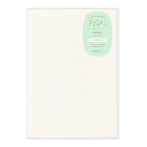 Midori Yuru Log-Notizbuch, PVC, transparent, B6 Midori Yuru Log-Notizbuch, PVC, transparent, B6 von Midori