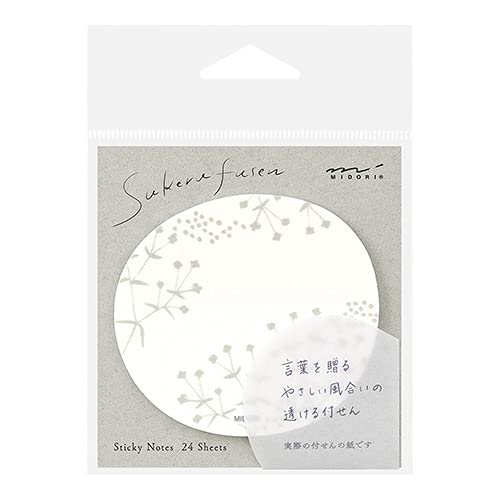 klebepapier transparent klein floral weiß klebepapier transparent klein floral weiß von Midori