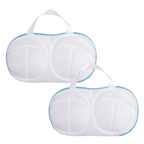 Große BH-Wäschesäcke für Wäsche, 2 Stück, verbesserte BH-Wäschesäcke, Netzstoff, für Damen, Büstenhalter, Unterwäsche, Waschbeutel mit Griff und Reißverschluss für Feinwäsche, Dessous, Waschmaschine Große BH-Wäschesäcke für Wäsche, 2 Stück, verbesserte BH-Wäschesäcke, Netzstoff, für Damen, Büstenhalter, Unterwäsche, Waschbeutel mit Griff und Reißverschluss für Feinwäsche, Dessous, Waschmaschine von Midremer