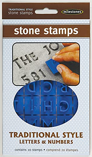 Midwest Produkte Kunststoff Stone stamps-traditional Style Buchstaben und Zahlen von Midwest Products