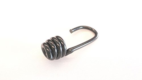 25 x Spiralhaken schwarz Ø6mm 64x18 mm, Expanderseil LKW Plane Banner Spanner 25 x Spiralhaken schwarz Ø6mm 64x18 mm, Expanderseil LKW Plane Banner Spanner von Miederhoff