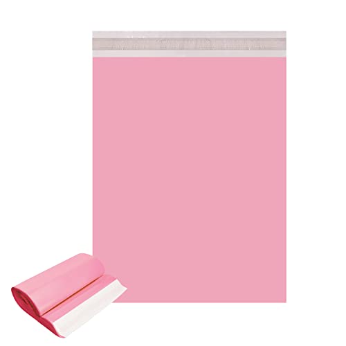 100 Stück rosa Versandtaschen, 20x30 cm, wasserdichte Versandtaschen, selbstklebender Verschluss, verschiedene Versandtaschen, selbstklebende Poly-Kunststoff-Umschläge von Mienocol