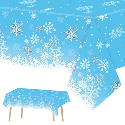 Mienocol 10 Stück Weihnachtstischdecke137 x 274 cm 2 Stück Weihnachten Party Tischdecke,130cmx220cm Blau Schneeblume Weihnachten Rechteckig Einweg Tischdecke Mienocol 10 Stück Weihnachtstischdecke137 x 274 cm 2 Stück Weihnachten Party Tischdecke,130cmx220cm Blau Schneeblume Weihnachten Rechteckig Einweg Tischdecke von Mienocol