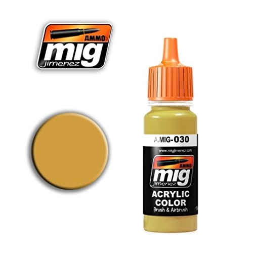 Mig Jimenez A.MIG-0030 Ammo Sandgelbe Acrylfarben (17 ml), Mehrfarbig Mig Jimenez A.MIG-0030 Ammo Sandgelbe Acrylfarben (17 ml), Mehrfarbig von Mig Jimenez