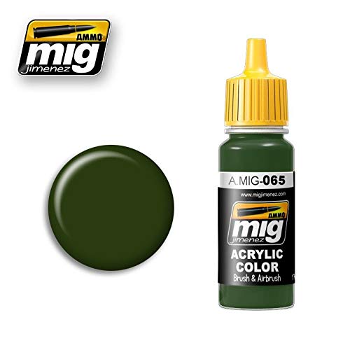 AMMO A.MIG-0065 Forest Green Acrylfarbe, 17 ml, Mehrfarbig von Mig Jimenez