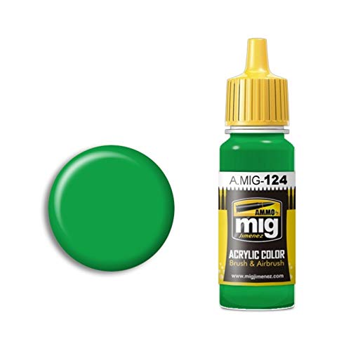 AMMO A.MIG-0124 Acrylfarbe, Limettengrün (17 ml), Mehrfarbig von Mig Jimenez