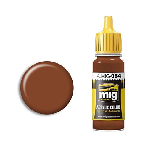 AMMO Munition mig-0064 Earth Brown Acrylfarben (17 ml), Mehrfarbig von Mig Jimenez