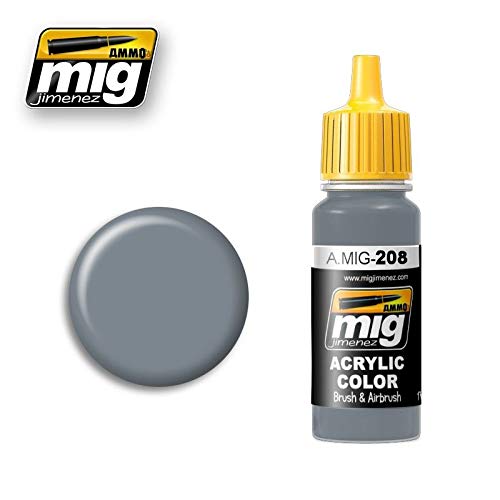Ammo MIG-0208 Fs 36320 Dark Compass Ghost Gray Acrylfarben (17 ml), Mehrfarbig von Mig Jimenez