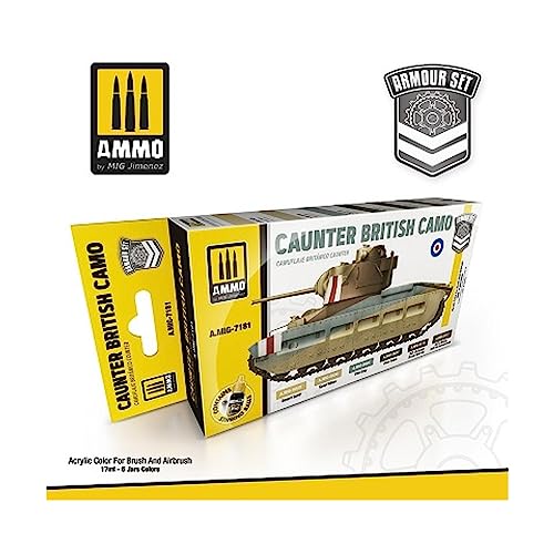 Ammo by Mig AMIG7181ARMOUR Set Caunter British Cam von Mig Jimenez