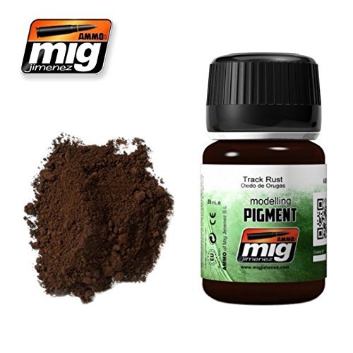 Ammo MIG-3008 Pigmente (35 ml) Track Rost, Mehrfarbig von Mig Jimenez