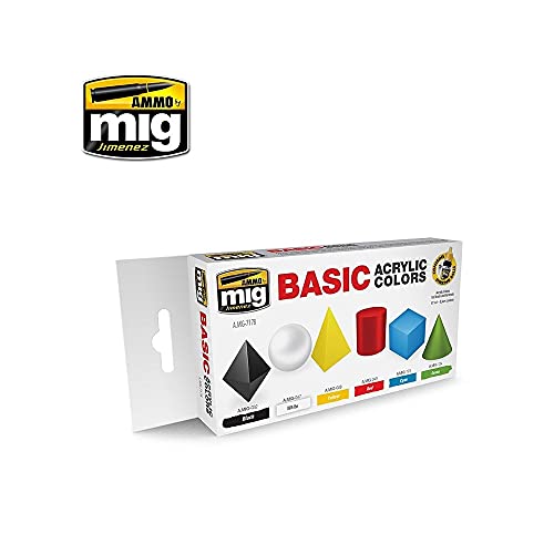 Mig Jimenez Ammo Basic Acrylfarben Acrylfarben-Set Mig Jimenez Ammo Basic Acrylfarben Acrylfarben-Set von Mig Jimenez