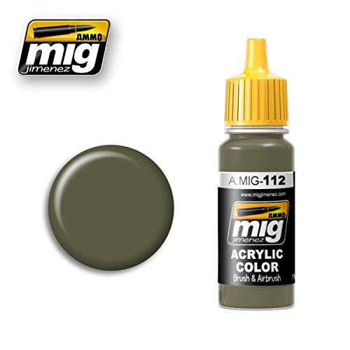 Mig Jimenez Acrylfarbe A.MIG-0112 Ammo SCC 15 (British 1944-45 Olive Drab), 17 ml, Mehrfarbig, 3 Jahre bis 99 Jahre von Mig Jimenez