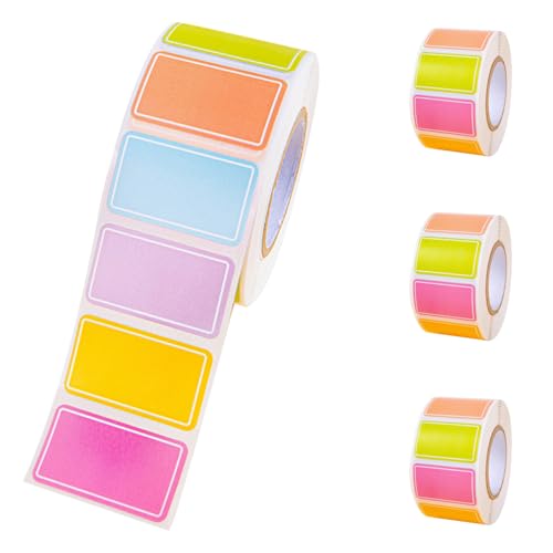 4 Rolle Farb Labels,Etiketten,Selbstklebend Beschriften Aufkleber Vinyl Wasserfest Ablösbar Klebeetiketten Rolle Für Marmeladengläser 4 Rolle Farb Labels,Etiketten,Selbstklebend Beschriften Aufkleber Vinyl Wasserfest Ablösbar Klebeetiketten Rolle Für Marmeladengläser von Mihauuke