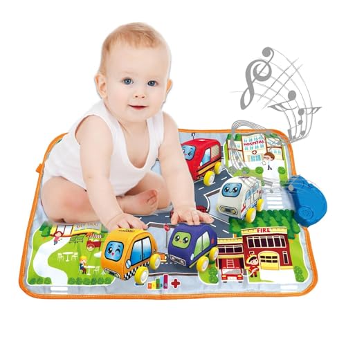 Mihauuke Auto-Straßenteppich, Kinderteppich, Autoteppiche, Spielmatte, Teppich | Musikalischer Verkehrsteppich für frühes Lernen | Batteriebetriebener Straßenteppich, Stabiler Kinderteppich für Mihauuke Auto-Straßenteppich, Kinderteppich, Autoteppiche, Spielmatte, Teppich | Musikalischer Verkehrsteppich für frühes Lernen | Batteriebetriebener Straßenteppich, Stabiler Kinderteppich für von Mihauuke