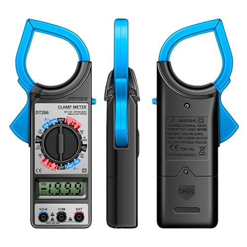 Mihauuke Digitales Klemme Messgerät, Multimeter -Spannungstester - Elektriker -Tools mit JAW LCD -Anzeigeanzeige für AC DC -Stromspannung Industrial Automotive Mihauuke Digitales Klemme Messgerät, Multimeter -Spannungstester - Elektriker -Tools mit JAW LCD -Anzeigeanzeige für AC DC -Stromspannung Industrial Automotive von Mihauuke