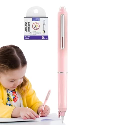 Mihauuke Füllfederhalter, Schreibgerät Mit Ausfahrbarer Feder Für Flüssiges Schreiben, 0.38mm Nachfüllbare Patronen Für Büro Schüler Zeichnen Doodling Kalligrafie Schule Mihauuke Füllfederhalter, Schreibgerät Mit Ausfahrbarer Feder Für Flüssiges Schreiben, 0.38mm Nachfüllbare Patronen Für Büro Schüler Zeichnen Doodling Kalligrafie Schule von Mihauuke
