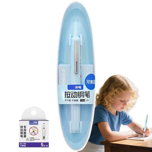 Mihauuke Füllfederhalter - Ausfahrbare Füllfederhalter zum Schreiben - 0.38mm Nachfüllbare Patronen Für Büro Schüler Zeichnen Doodling Kalligrafie Schule Mihauuke Füllfederhalter - Ausfahrbare Füllfederhalter zum Schreiben - 0.38mm Nachfüllbare Patronen Für Büro Schüler Zeichnen Doodling Kalligrafie Schule von Mihauuke